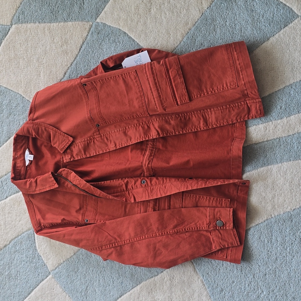 2/$50 Women's Rust Utility Jacket - Time and Tru